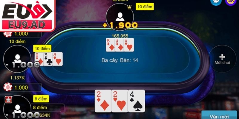 Cách tính điểm trong bài cào