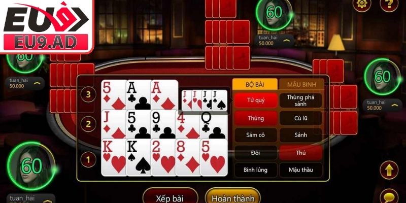 Cách so bài và xử lý hòa