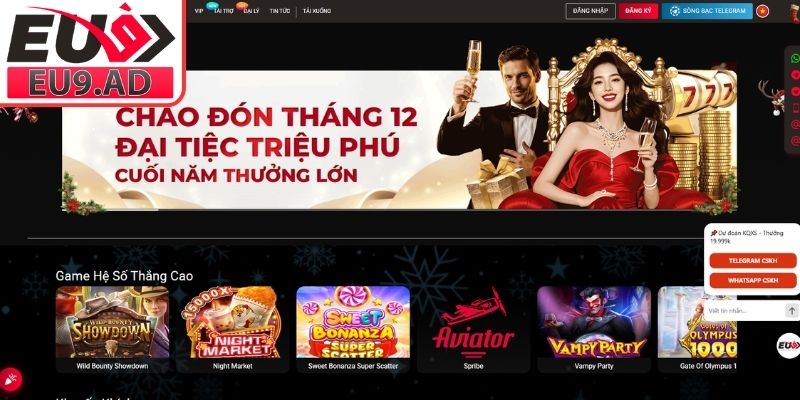 Truy cập link vào Eu9
